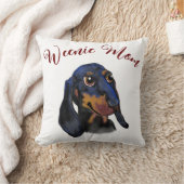 装飾用クッションとウインナソーセージ犬ママ クッション (ブランケット)