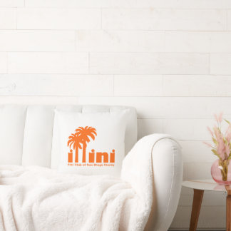 装飾用クッションとサンディエゴIlliniロゴ クッション