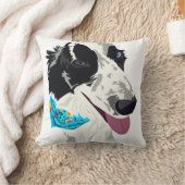 装飾用クッションとスカーフドコ縁どリー クッション (ブランケット)