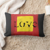 装飾用クッションとラブデザイン。 ランバークッション (ブランケット)