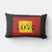 装飾用クッションとラブデザイン。 ランバークッション (裏面)