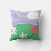 装飾用クッションと屋外シーン クッション (裏面)