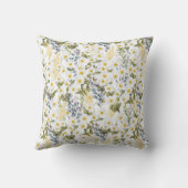 装飾用クッションと花の柔らかいパステルシェード。 クッション (裏面)