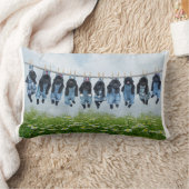 装飾用クッションのまわりでちょうどつるします ランバークッション (ブランケット)