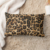 装飾用クッションのヒョウ ランバークッション (ブランケット)