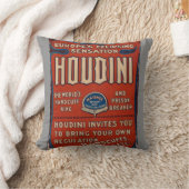 装飾用クッションの再生のヴィンテージのHoudiniポスター クッション (ブランケット)