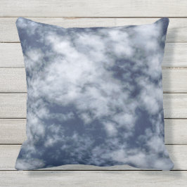 装飾用クッションの青空に対する白い雲 クッション