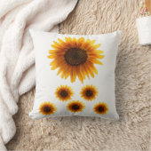 装飾用クッションひまわり クッション (ブランケット)