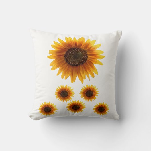 装飾用クッションひまわり クッション (正面)