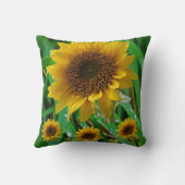 装飾用クッションひまわり クッション (裏面)