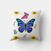 装飾用クッションひまわり クッション (裏面)