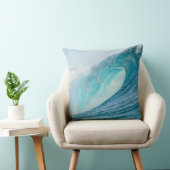 装飾用クッションを壊すサーフィンのバレルの波 クッション (椅子)