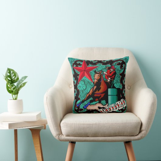 装飾用クッションを競争させるロデオの女性のカーボーイのバレル クッション (椅子)