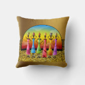 装飾用クッションアフリカ クッション (裏面)