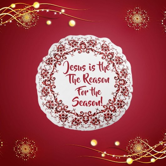 装飾用クッションイエスが季節の理由 ラウンドクッション