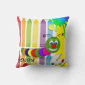 装飾用クッションイエロークライアンズワーム クッション (裏面)