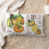 装飾用クッションイフタールディッシュコラクバナナ ランバークッション (ブランケット)