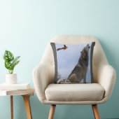 装飾用クッションウルフ クッション (椅子)