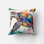 装飾用クッションカラフルサチュトル クッション (裏面)