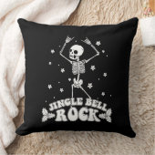 装飾用クッションクリスマススケルトンブラック クッション (ブランケット)