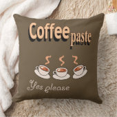 装飾用クッションコーヒーペーストおもしろいコーヒーパン クッション (ブランケット)