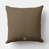 装飾用クッションコーヒーペーストおもしろいコーヒーパン クッション (裏面)