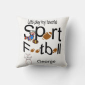 装飾用クッションサッカースポーツ クッション (裏面)