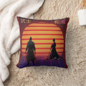 装飾用クッションサムライ日本スタイル クッション (ブランケット)