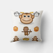 装飾用クッションサル クッション (裏面)