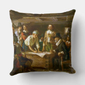 装飾用クッションザメイフラワーコンパクトジャンフェリス クッション (裏面)