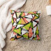 装飾用クッションシームレスなジオメトリ三角形のシェイプp クッション (ブランケット)