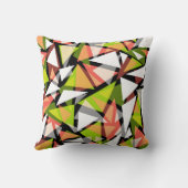 装飾用クッションシームレスなジオメトリ三角形のシェイプp クッション (裏面)