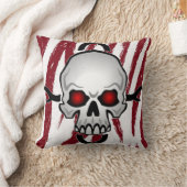 装飾用クッションスカル クッション (ブランケット)