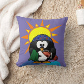 装飾用クッションズサーファーペンギンサン クッション (ブランケット)