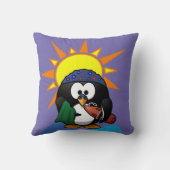 装飾用クッションズサーファーペンギンサン クッション (裏面)