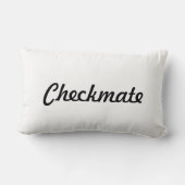 装飾用クッションチェックメイト ランバークッション (裏面)