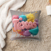 装飾用クッションテキサス州 | 彼女への贈り物 クッション (ブランケット)