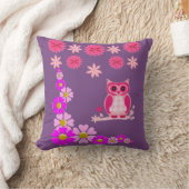 装飾用クッションデコアフローラフクロウ クッション (ブランケット)