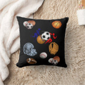 装飾用クッションデコースポーツサッカー クッション (ブランケット)