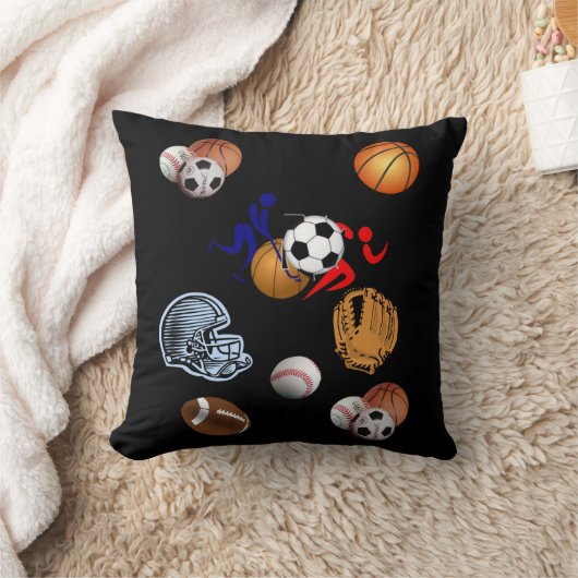 装飾用クッションデコースポーツサッカー クッション (ブランケット)