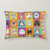 装飾用クッションハッピーギニアピッグ アクセントクッション (正面)