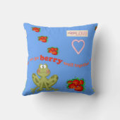 装飾用クッションバレンタインデーフロッグベリー クッション (裏面)