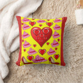 装飾用クッションバレンタインデー クッション (ブランケット)