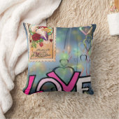 装飾用クッションバレンタインデー クッション (ブランケット)