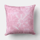 装飾用クッションパステルピンクフローラ抽象芸術 クッション (裏面)