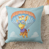 装飾用クッションパラシュートキリン クッション (ブランケット)