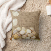 装飾用クッションビーチクラムスビーチストーンサンズ クッション (ブランケット)