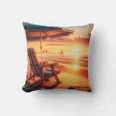 装飾用クッションビーチ見スタイル クッション (正面)