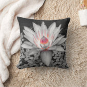 装飾用クッションピンクリリー クッション (ブランケット)