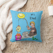 装飾用クッションフィッシャーマンフィッシュ#1パパ クッション (ブランケット)